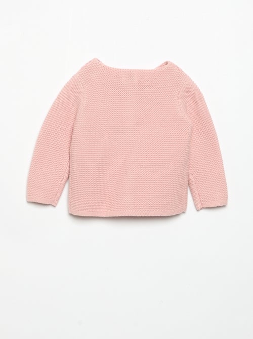 Cardigan a punto spugna - Kiabi