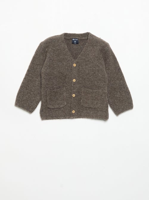Cardigan a tinta unita con scollo a V - Kiabi Cardigan a tinta unita con scollo a V - Kiabi