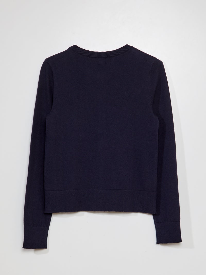 Cardigan basico - collezione facile da indossare blu - Kiabi
