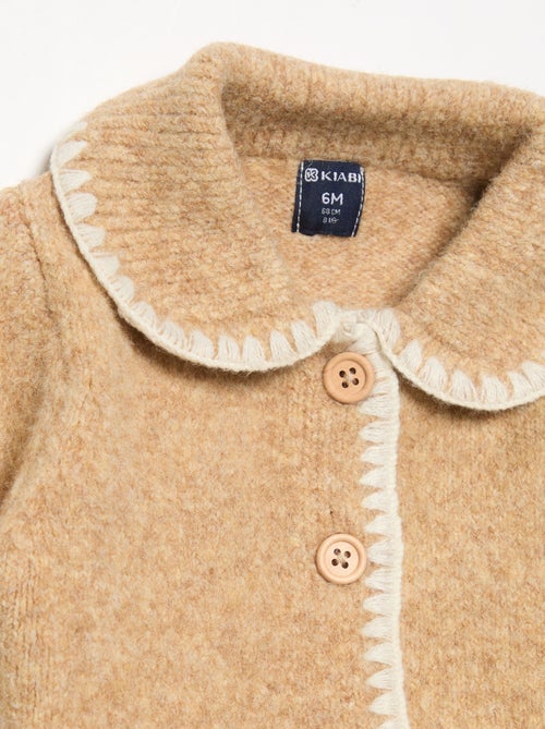 Cardigan con bordi fantasia a contrasto - Kiabi Cardigan con bordi fantasia a contrasto - Kiabi