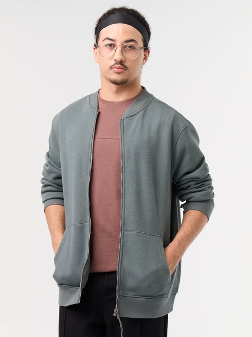 Cardigan con cerniera - facile da indossare - Kiabi