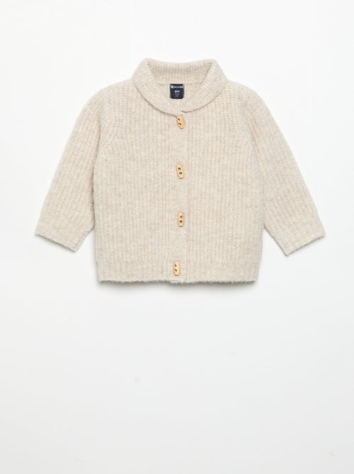 Cardigan con collo a scialle - Kiabi