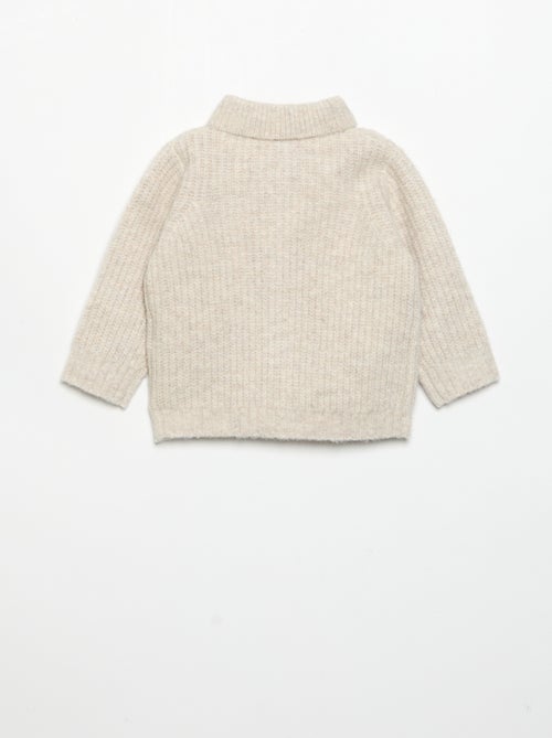 Cardigan con collo a scialle - Kiabi