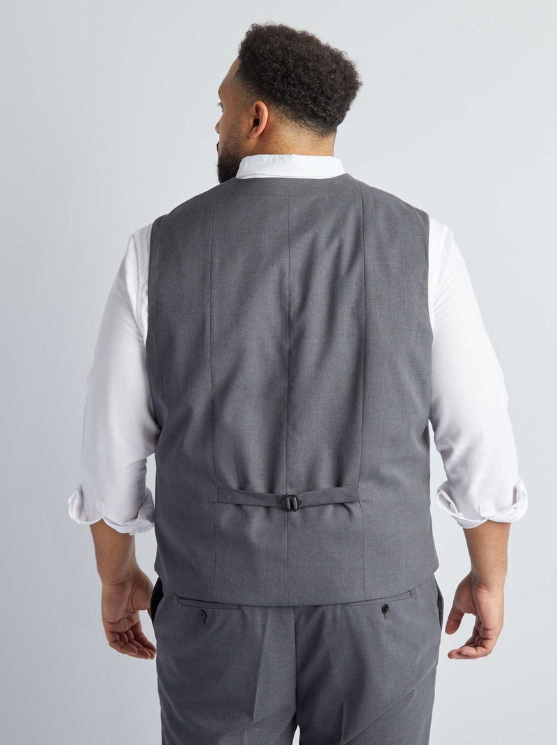 Cardigan da completo slim GRIGIO - Kiabi