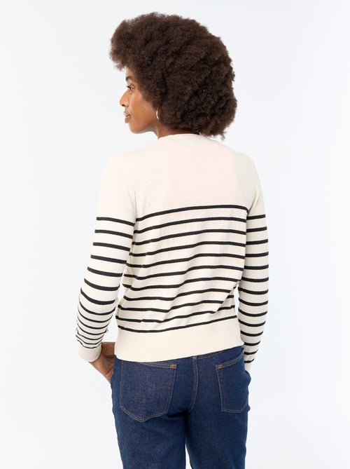 Cardigan girocollo a tinta unita - Kiabi Cardigan girocollo a tinta unita - Kiabi