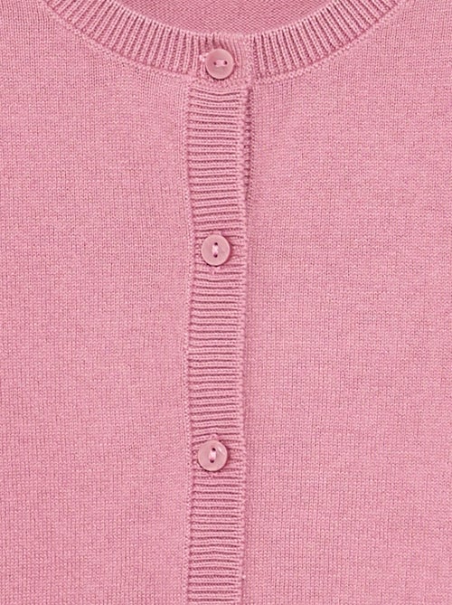 Cardigan girocollo leggero tinta unita - Kiabi