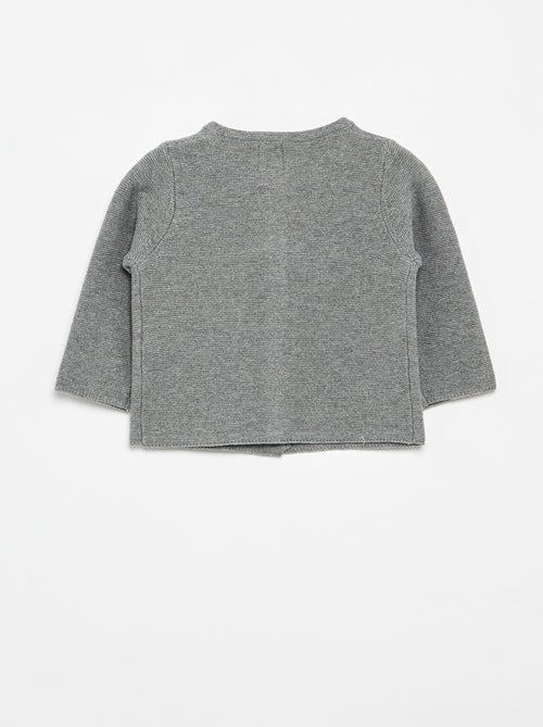 Cardigan in maglia a finezza sottile a tinta unita - Kiabi Cardigan in maglia a finezza sottile a tinta unita - Kiabi
