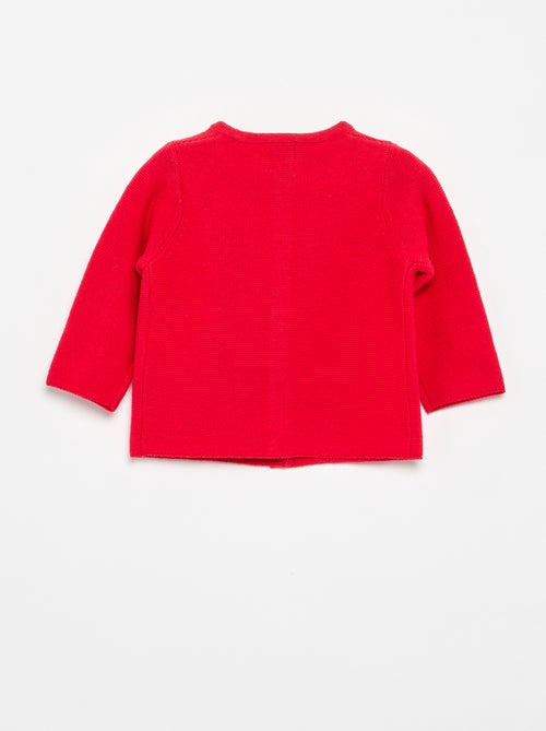 Cardigan in maglia a finezza sottile a tinta unita - Kiabi