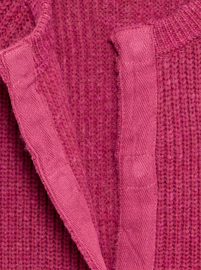 Cardigan in maglia calda - collezione facile da indossare Viola - Kiabi