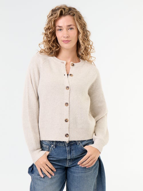 Cardigan in maglia grossa - Kiabi