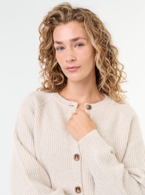 Cardigan in maglia grossa - Kiabi