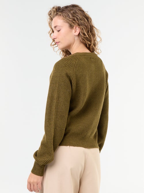 Cardigan in maglia grossa - Kiabi