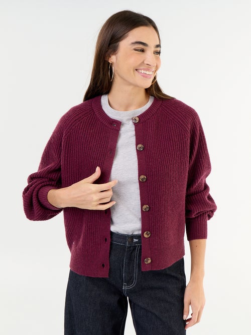 Cardigan in maglia grossa - Kiabi