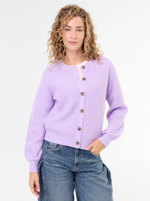 Cardigan in maglia grossa - Kiabi