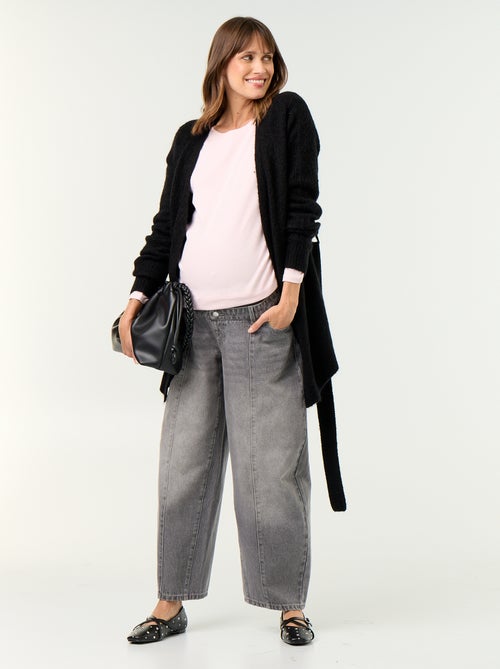 Cardigan lungo da maternità in misto mohair - Kiabi