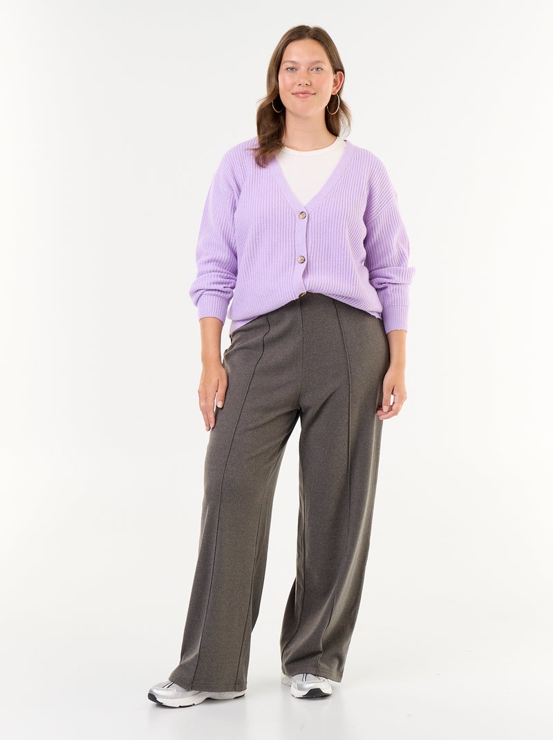 Cardigan mit V-Ausschnitt Violet - Kiabi