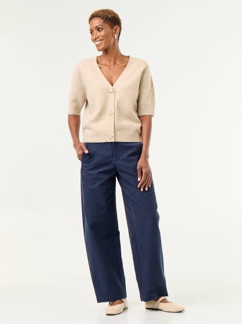Cardigan scollo a V senza maniche - Kiabi