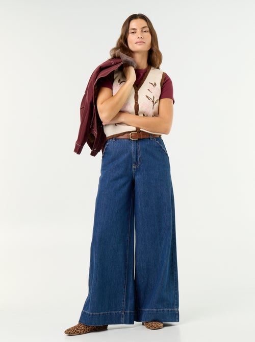 Cardigan scollo a V senza maniche - Kiabi