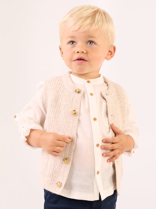 Cardigan senza maniche con tasche - Kiabi