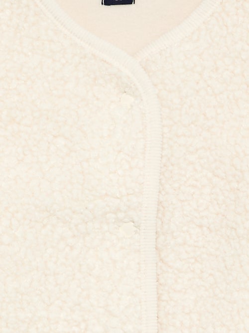 Cardigan senza maniche effetto montone - Kiabi