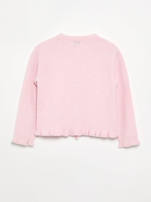 Cardigan with gathered details - Kiabi