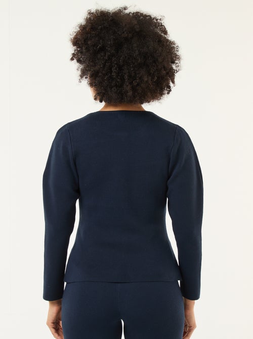 Cardigan with Gold Buttons - Kiabi
