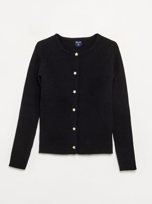 Cardigan with star-shaped buttons - Kiabi