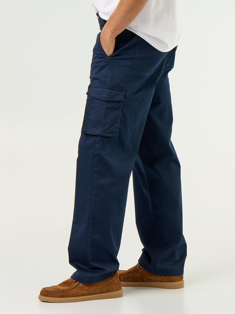 Cargohose Regular Fit Bleu - Kiabi