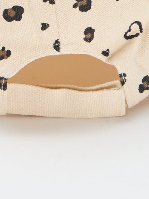 Casquette à motif réglable par scratch - Kiabi