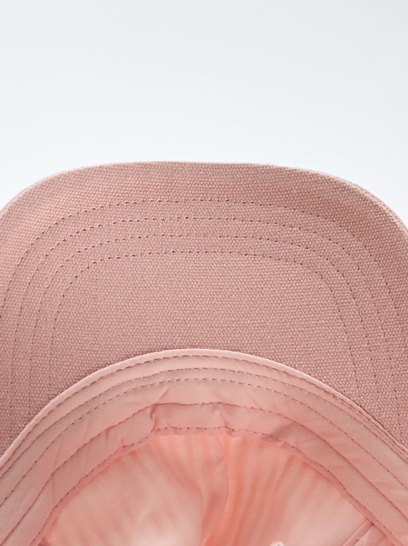 Casquette à motif réglable par scratch Rose - Kiabi
