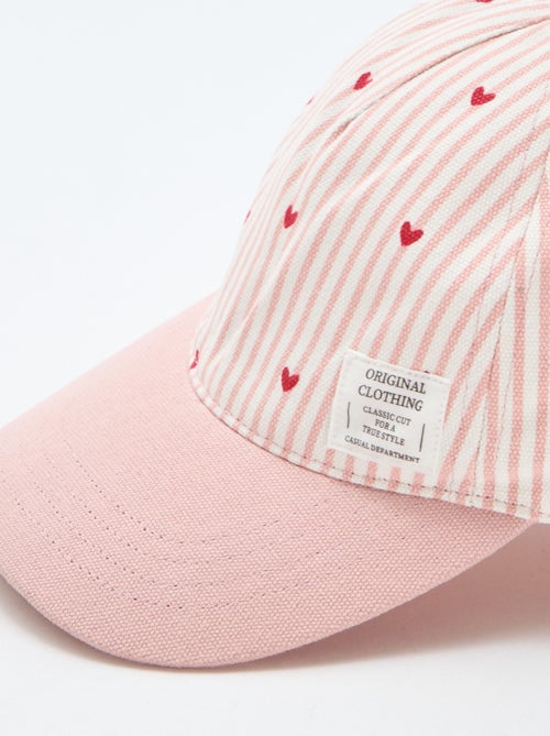 Casquette à motif réglable par scratch - Kiabi