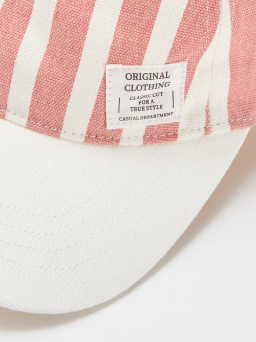 Casquette à motif réglable par scratch - Kiabi