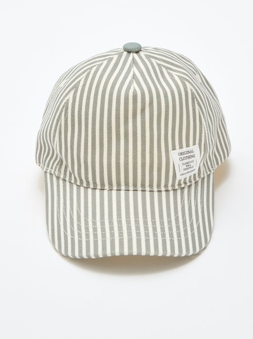 Casquette à rayures - Kiabi