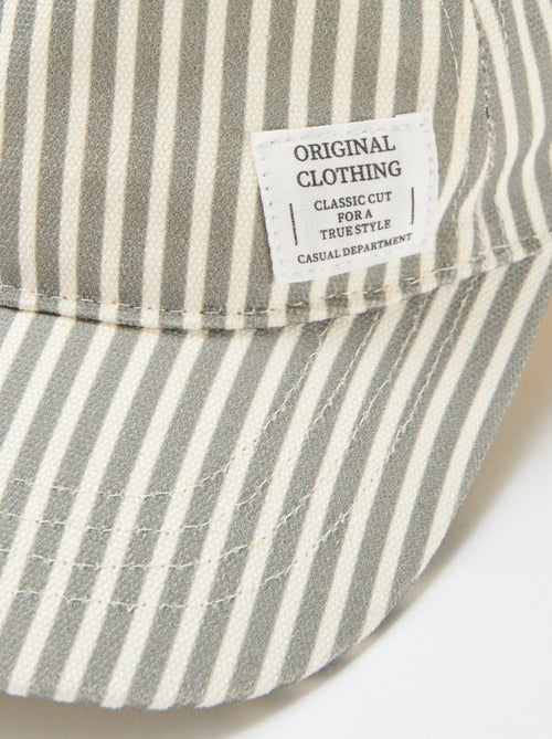 Casquette à rayures - Kiabi