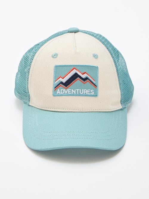 Casquette avec filet + broderie devant - Kiabi