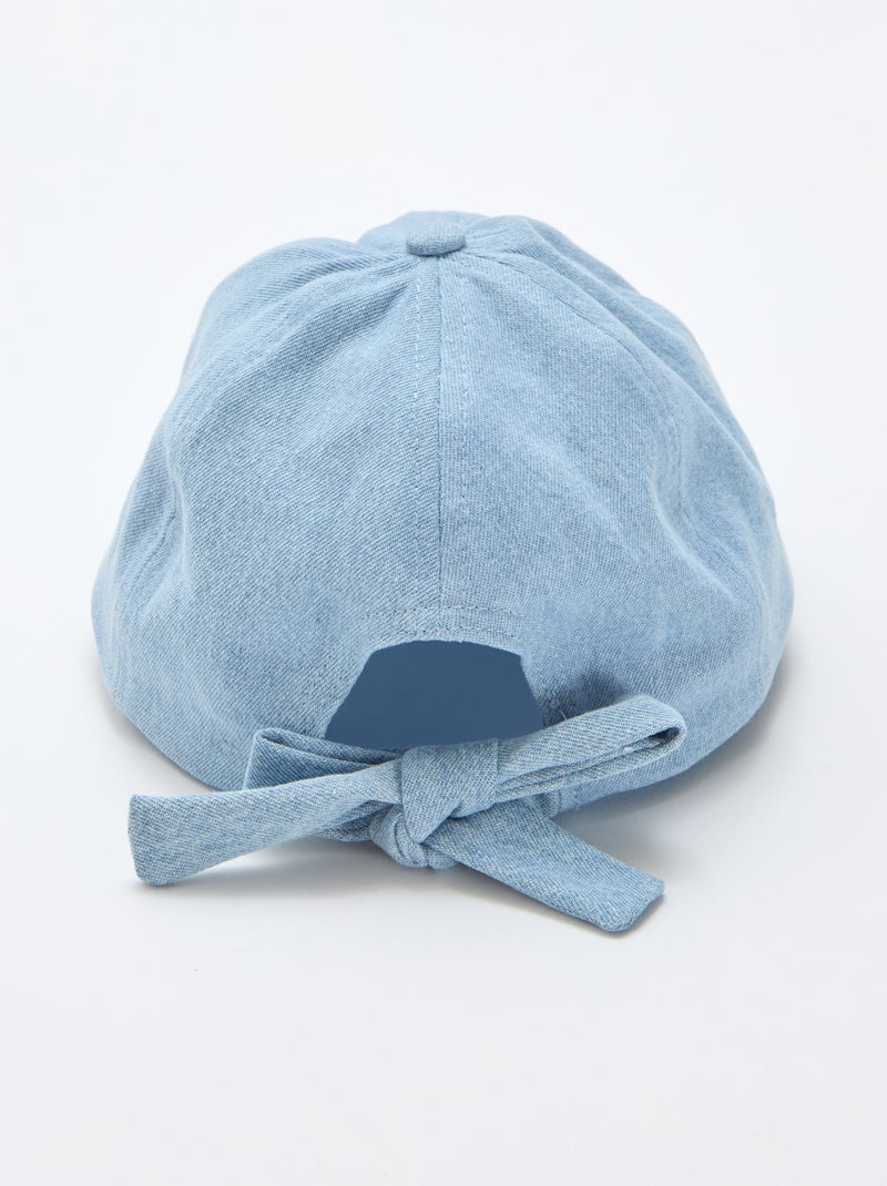 Casquette avec nœud fantaisie à la base Bleu - Kiabi