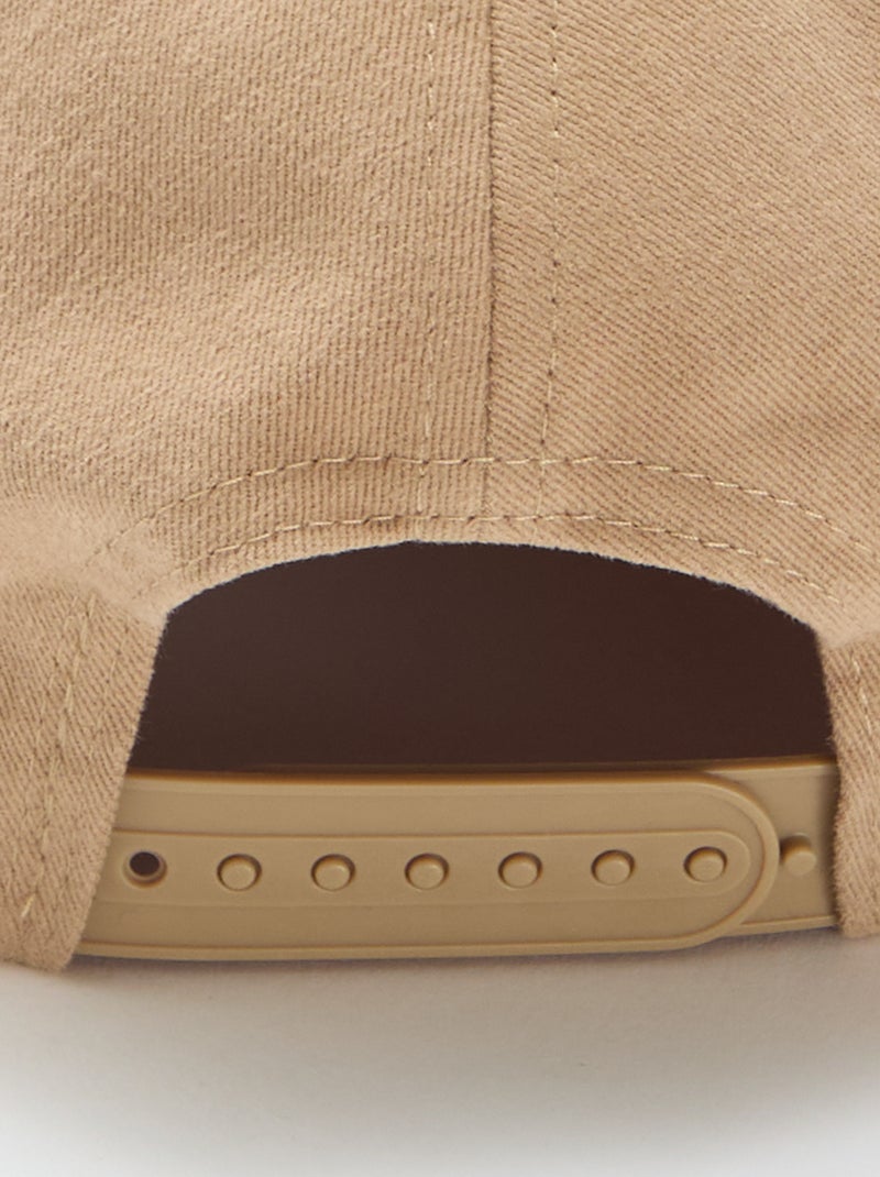 Casquette baseball en coton Beige - Kiabi