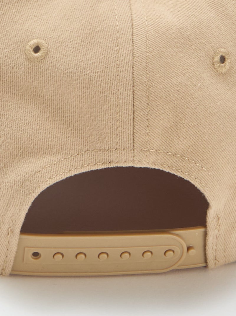 Casquette baseball en coton Beige - Kiabi
