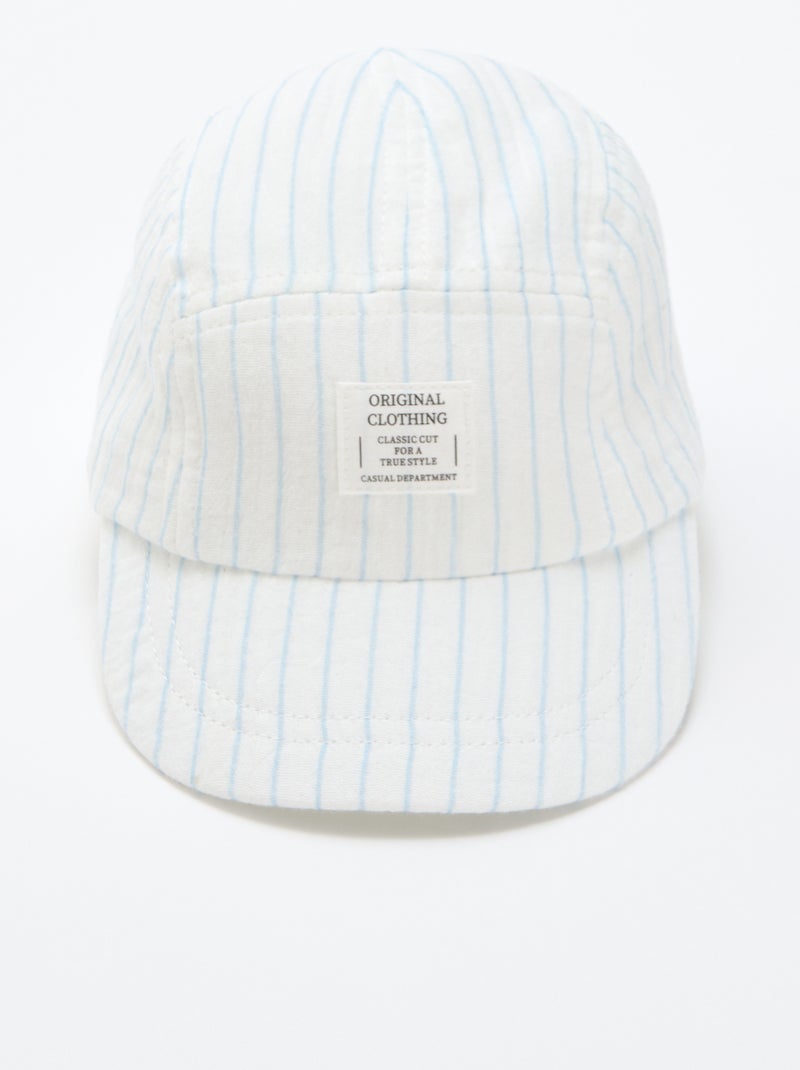 Casquette en gaze de coton Blanc - Kiabi