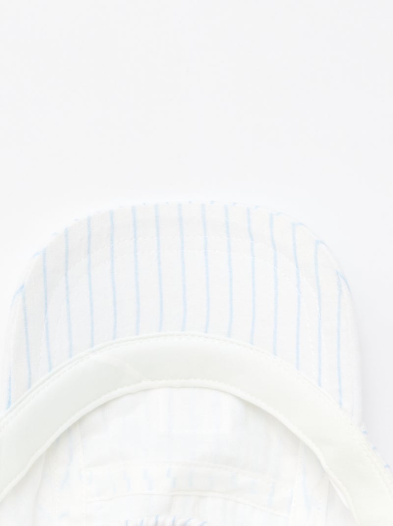 Casquette en gaze de coton Blanc - Kiabi