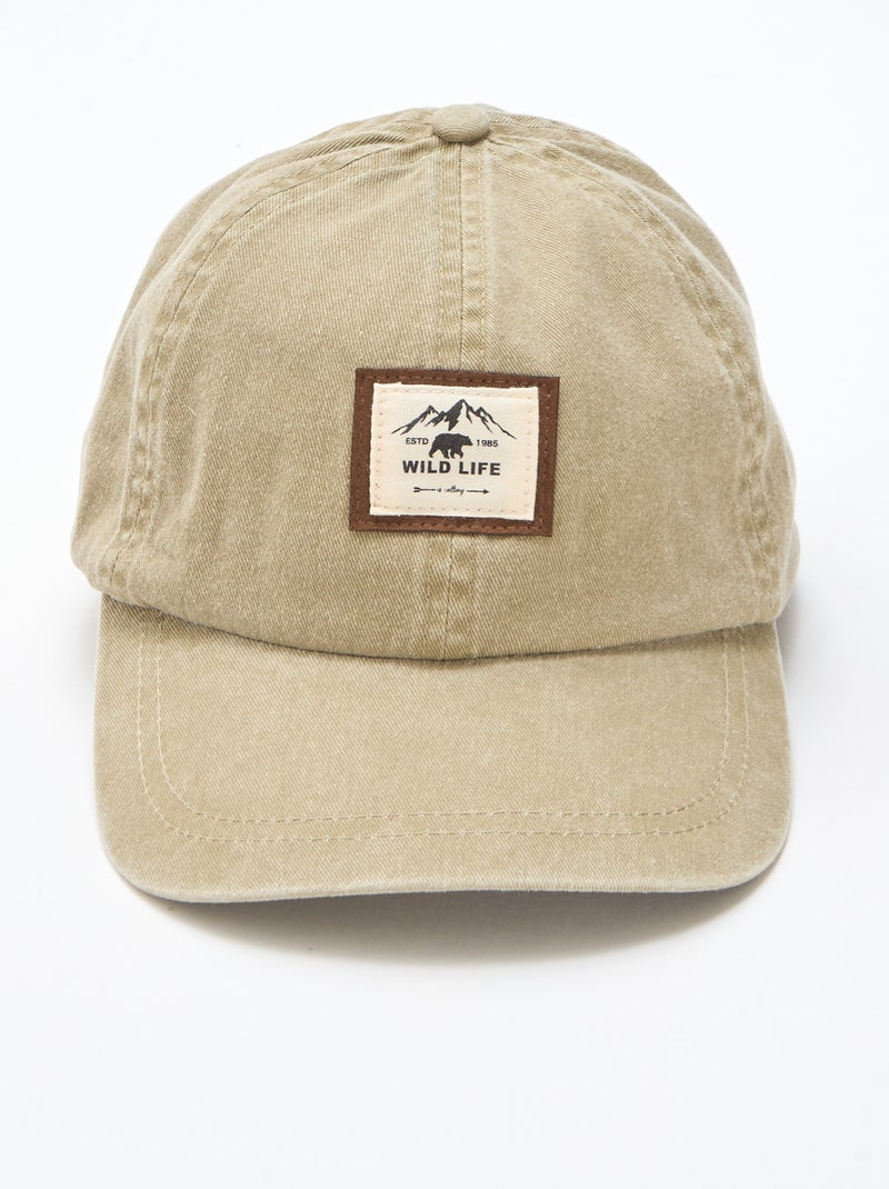 Casquette en tissu Beige - Kiabi