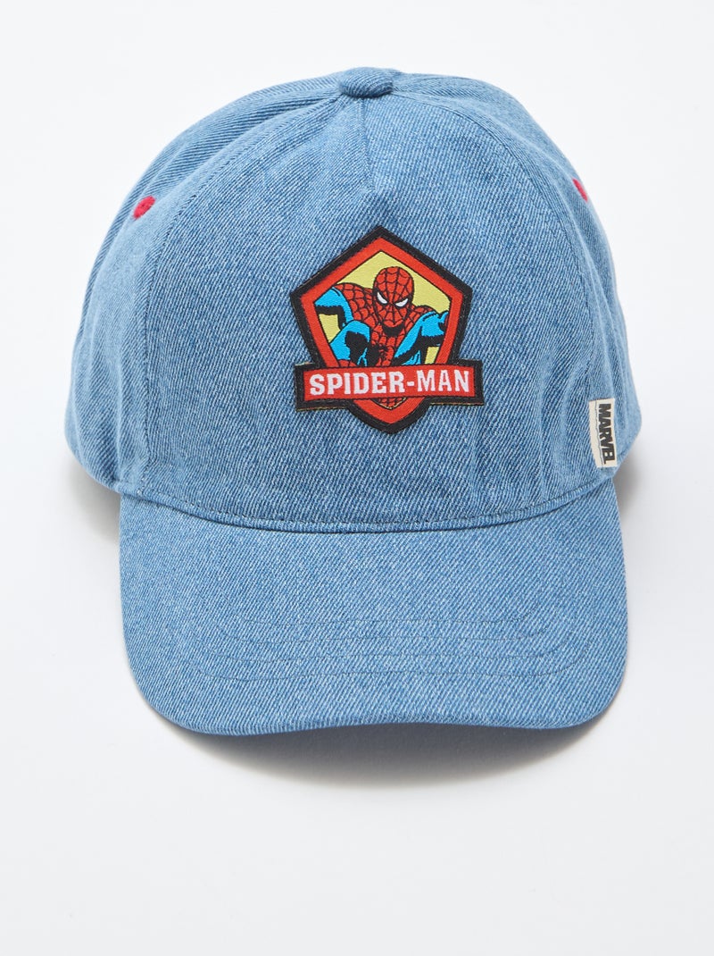 Casquette 'Spider-Man' 'Marvel' en jean Bleu - Kiabi