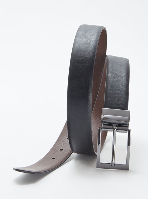 Ceinture à boucle réversible - Kiabi
