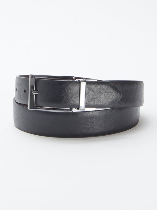 Ceinture à boucle réversible - Kiabi