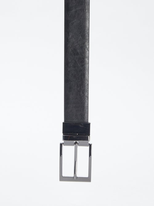 Ceinture à boucle réversible - Kiabi