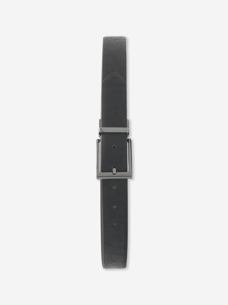 Ceinture à boucle réversible NOIR - Kiabi