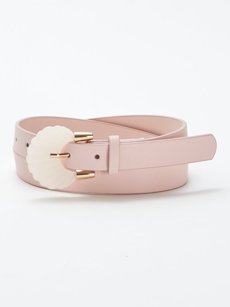 Ceinture avec boucle fantaisiste ROSE - Kiabi
