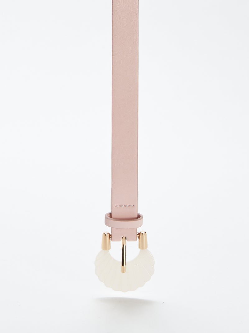 Ceinture avec boucle fantaisiste ROSE - Kiabi