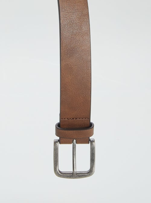 Ceinture basique boucle métallique - Kiabi