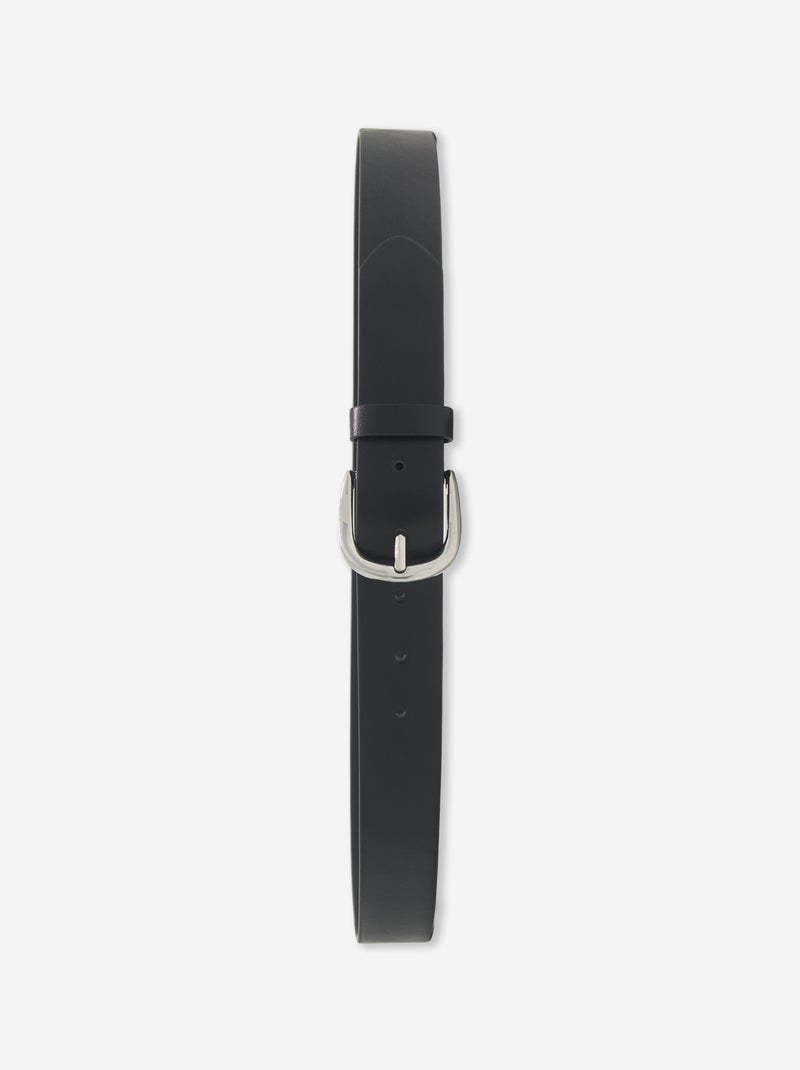 Ceinture basique en simili Noir - Kiabi